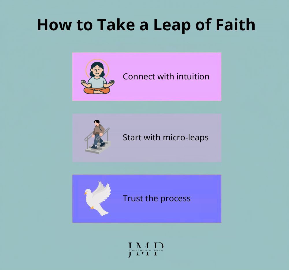 how to take a leap of faith