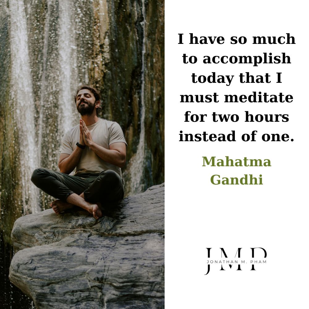 i must meditate for two hours