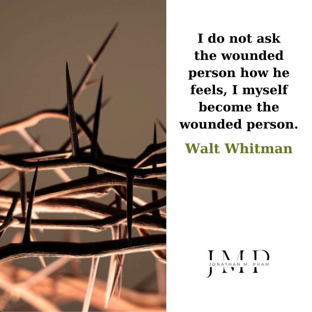 i myself become the wounded person
