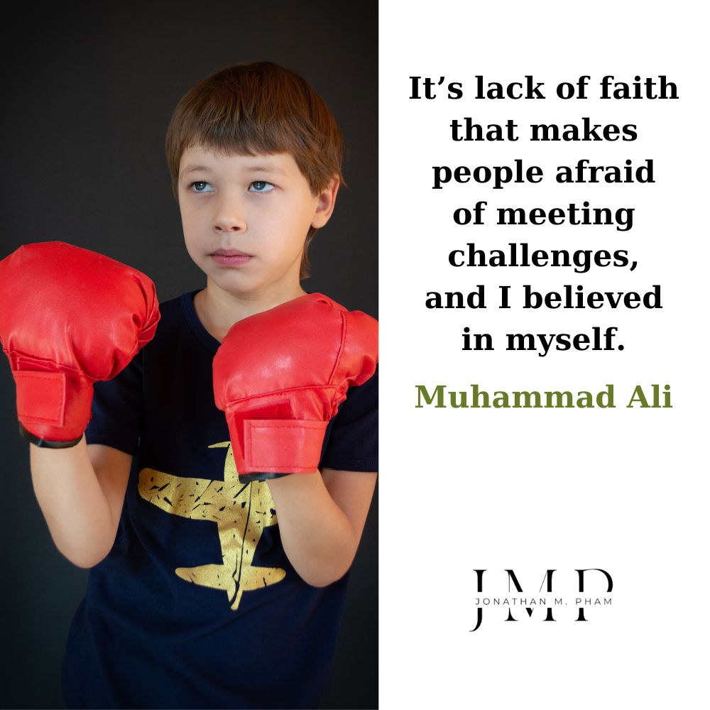 lack of faith makes people afraid