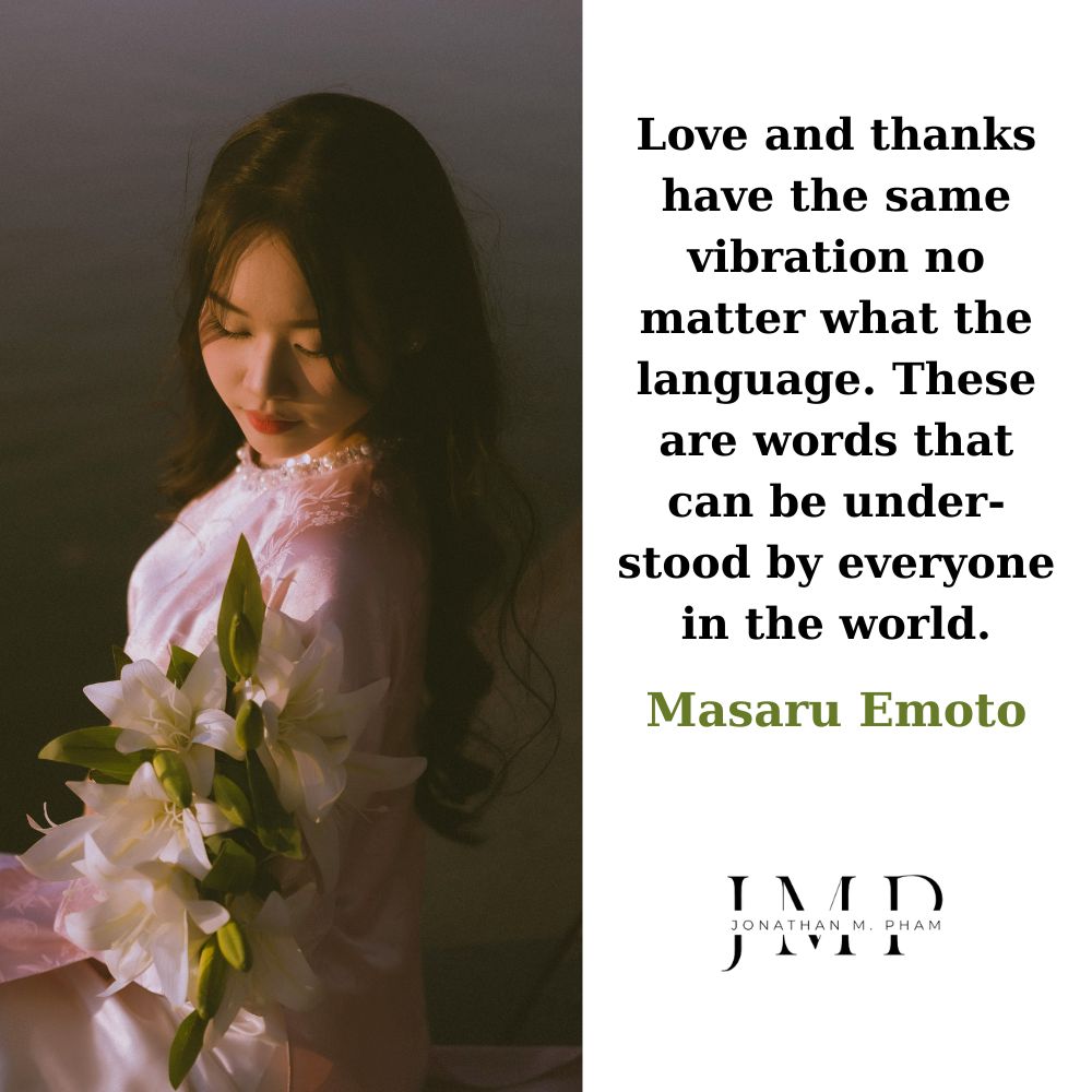 love and thanks have the same vibration