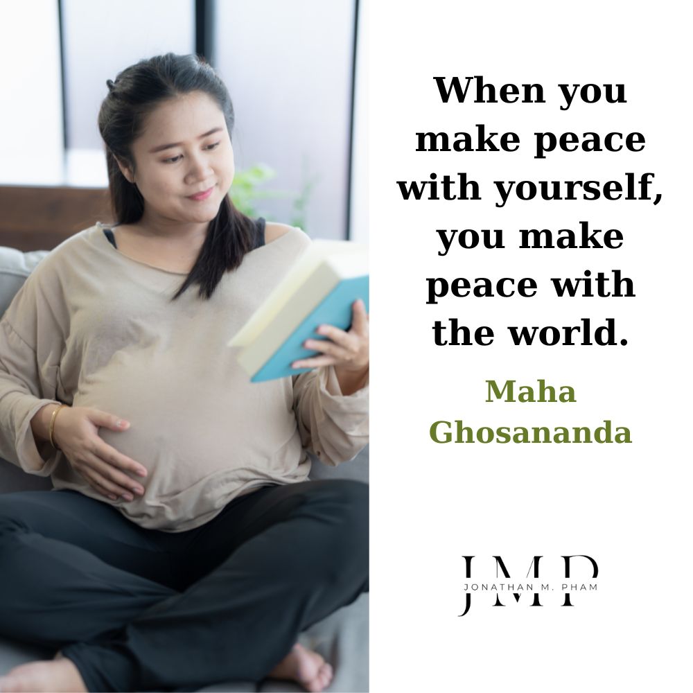 make peace with yourself