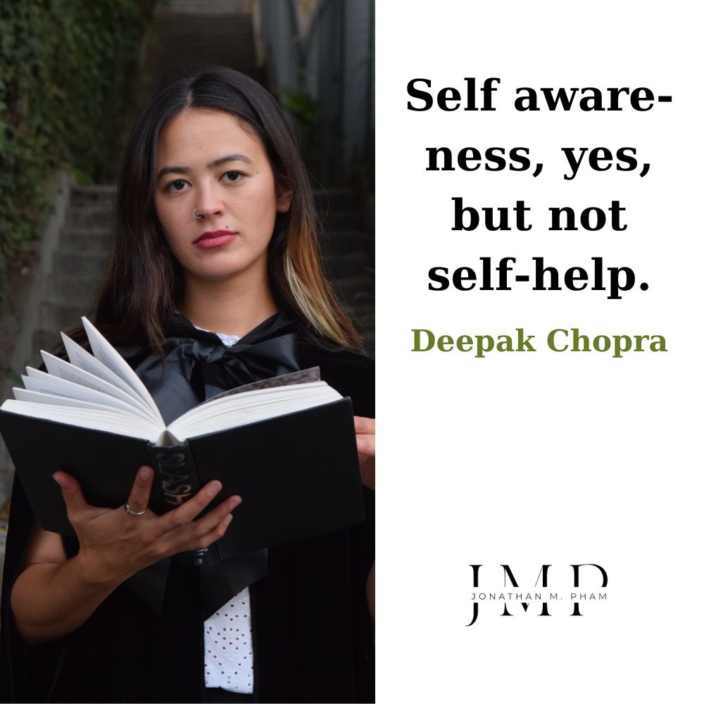 self awareness yes but not self help