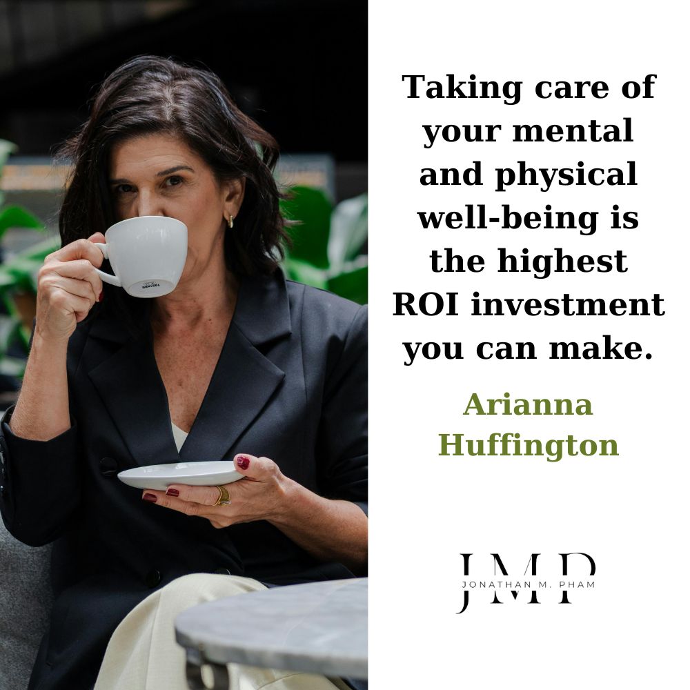 taking care of your well-being is the highest roi