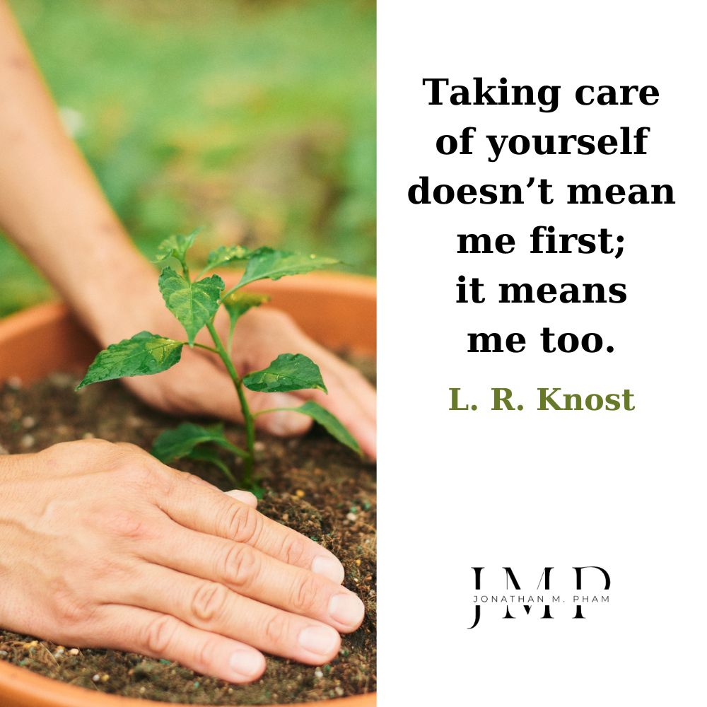 taking care of yourself me too