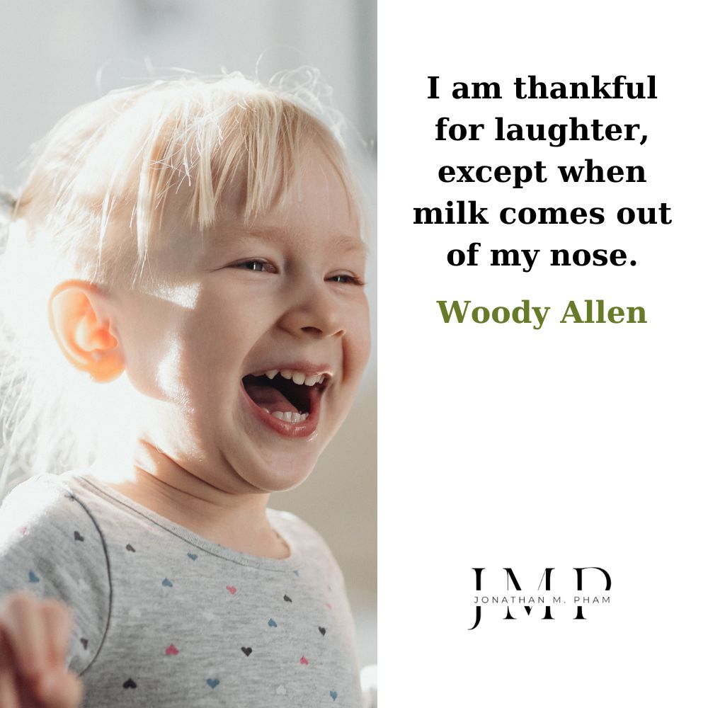 thankful for laughter