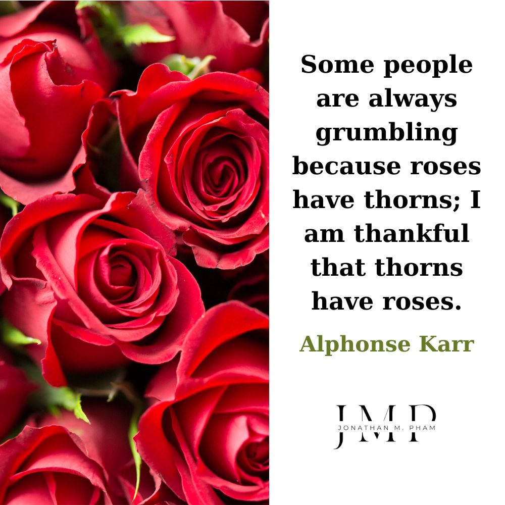 thankful that thorns have roses