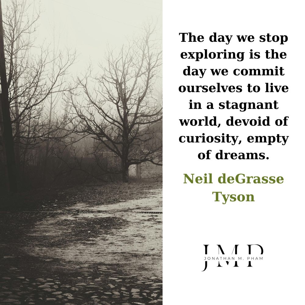 the day we stop exploring