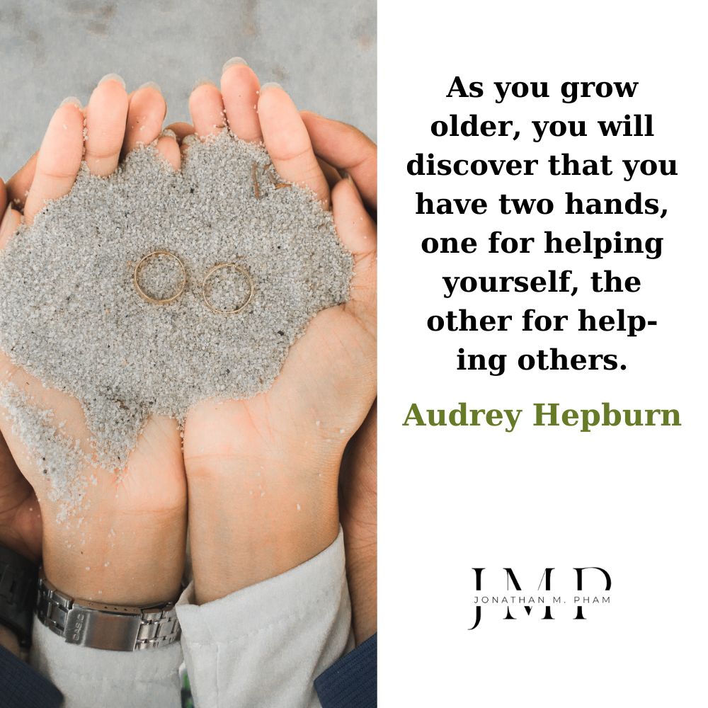 two hands one for yourself the other for others