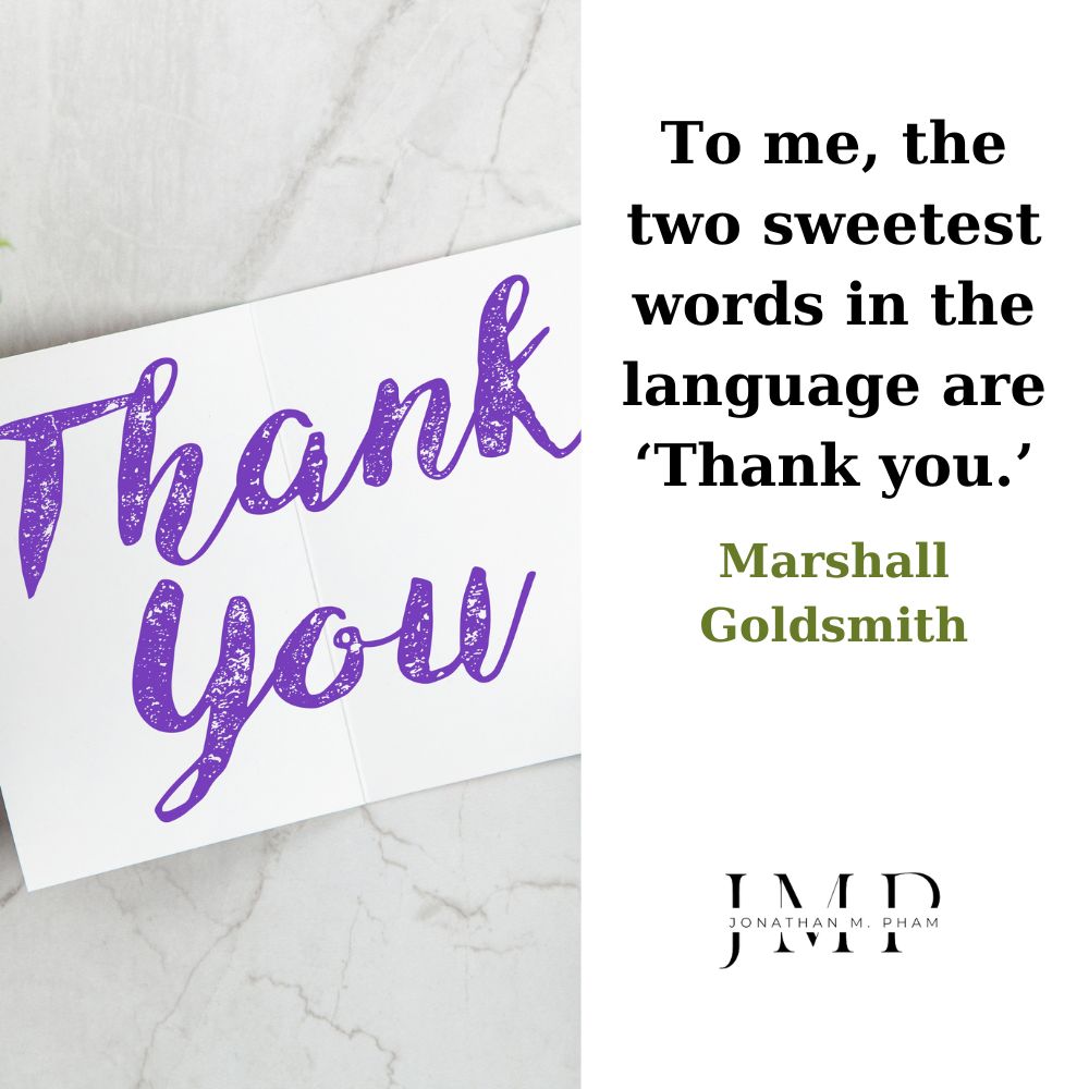 two sweetest words thank you