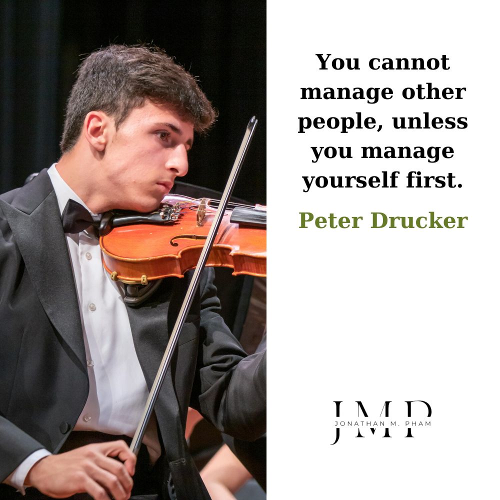 unless you manage yourself first