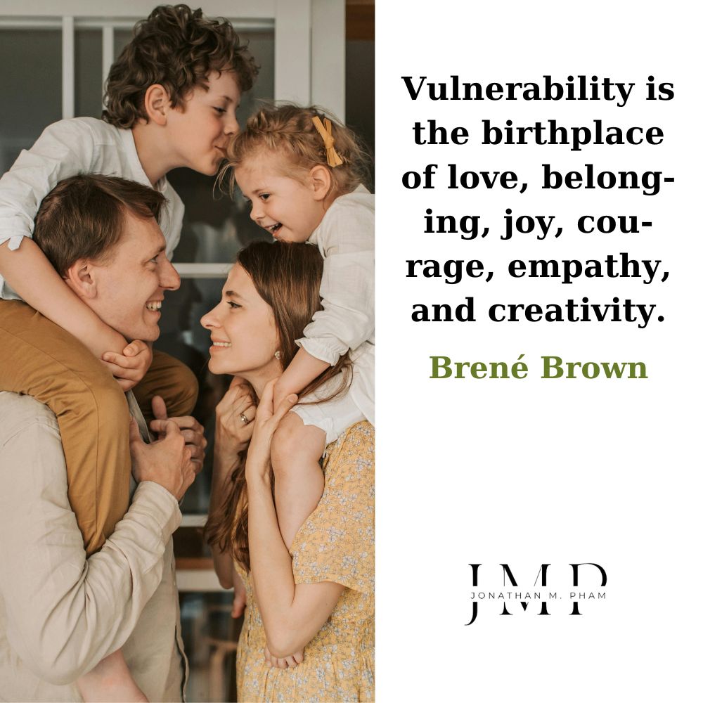 vulnerability is the birthplace of love empathy