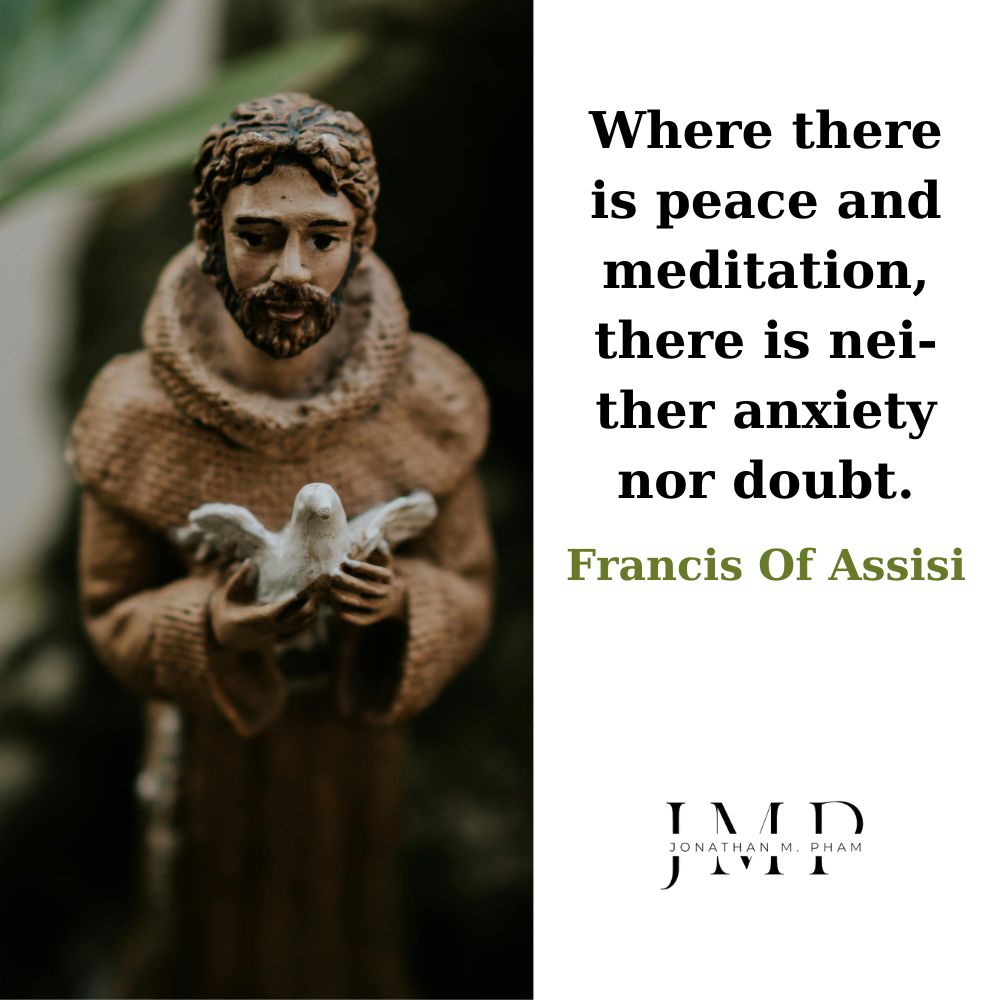 where there is peace and meditation