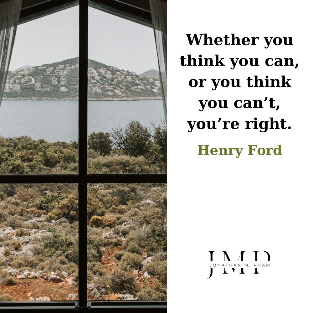 whether you think you can