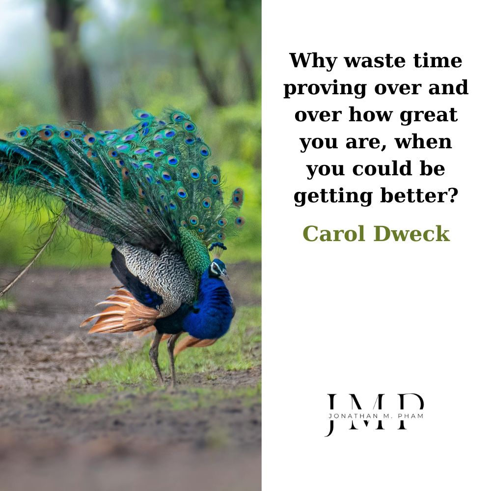 why waste time proving how great you are