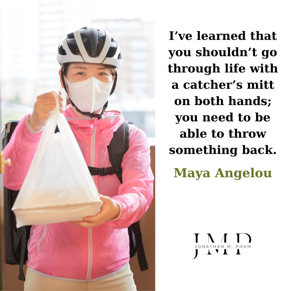 you need to be able to throw something back