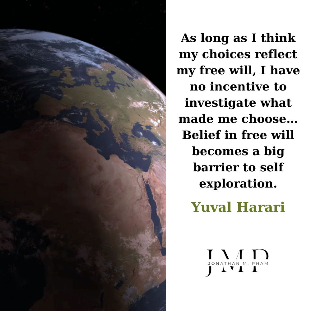 belief in free will big barrier to self-exploration