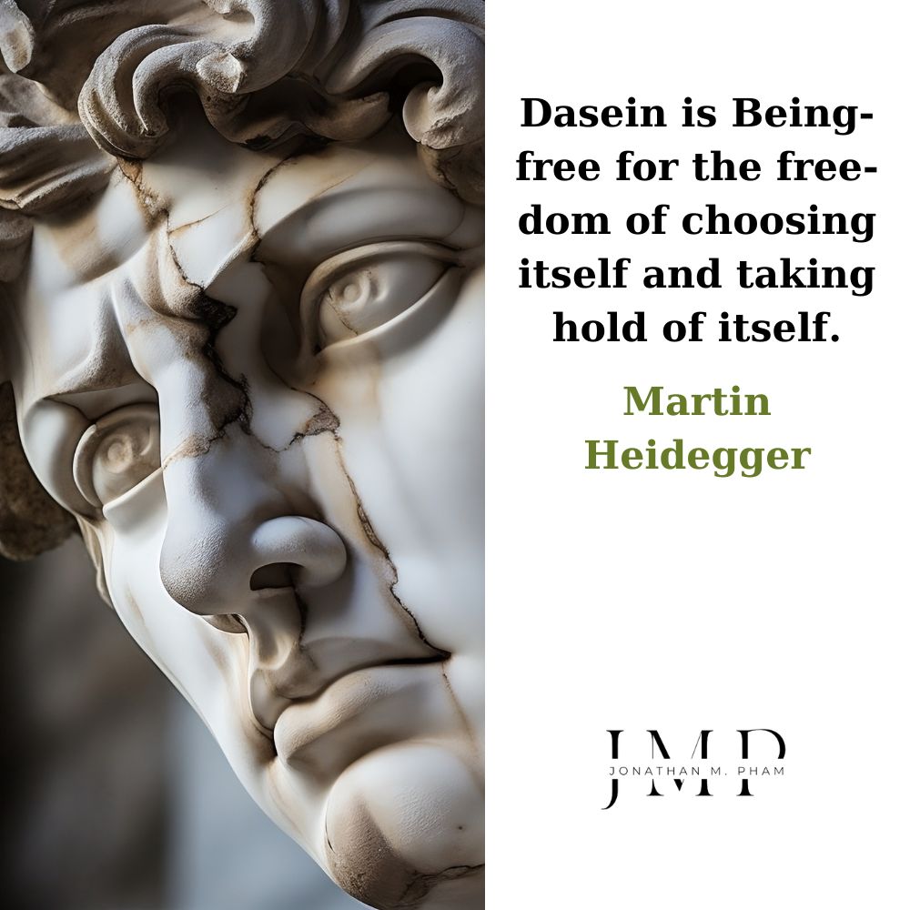 dasein free of choosing itself