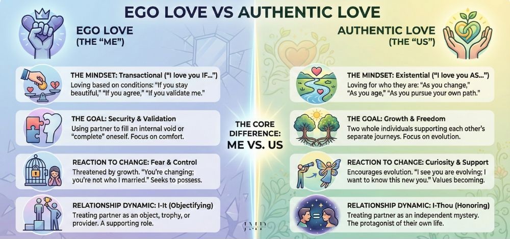 ego love vs authentic love