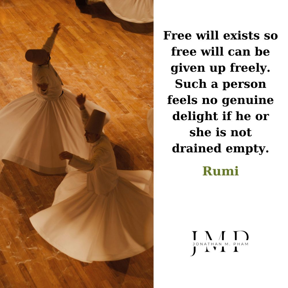 free will exists so free will can be given up freely