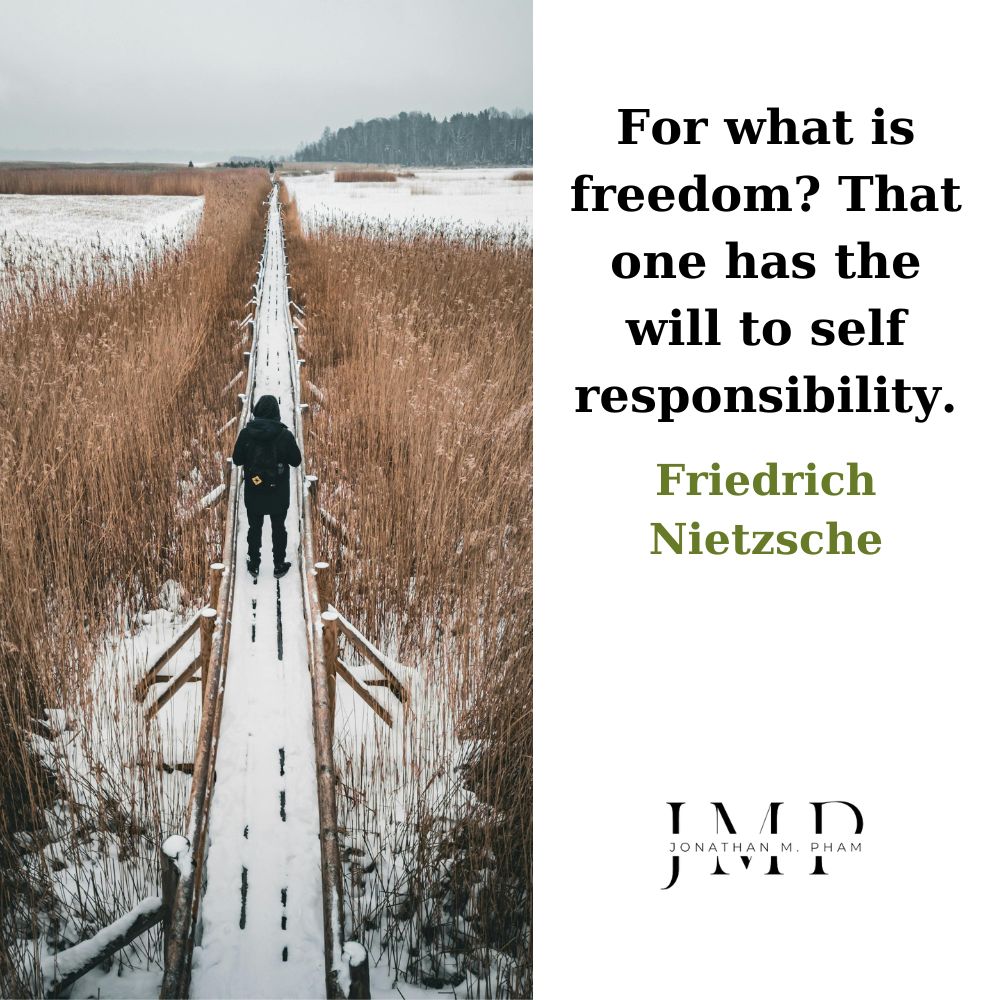 freedom the will to self-responsibility