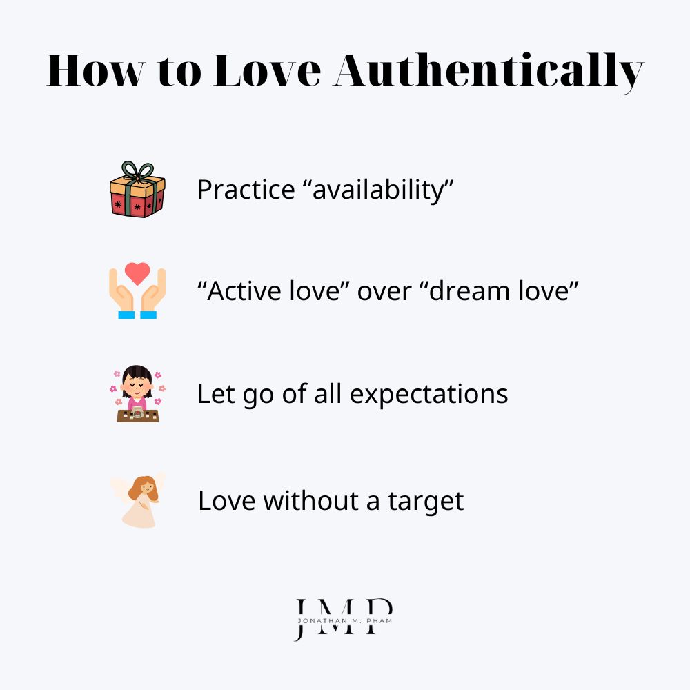how to practice authentic love