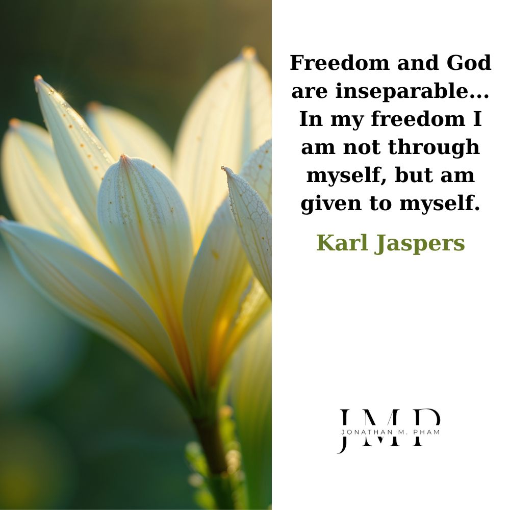 in my freedom i am given to myself