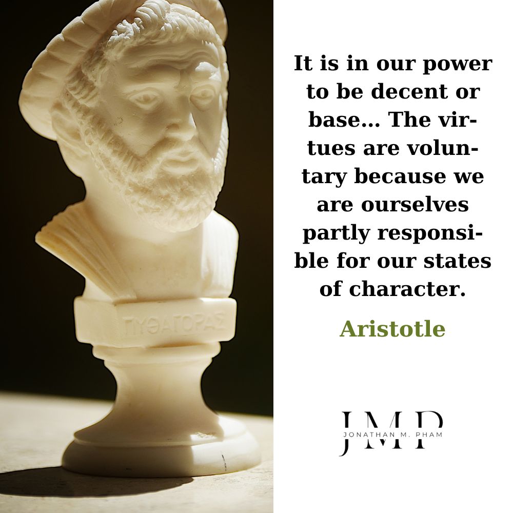 free will it is in our power to be decent or base