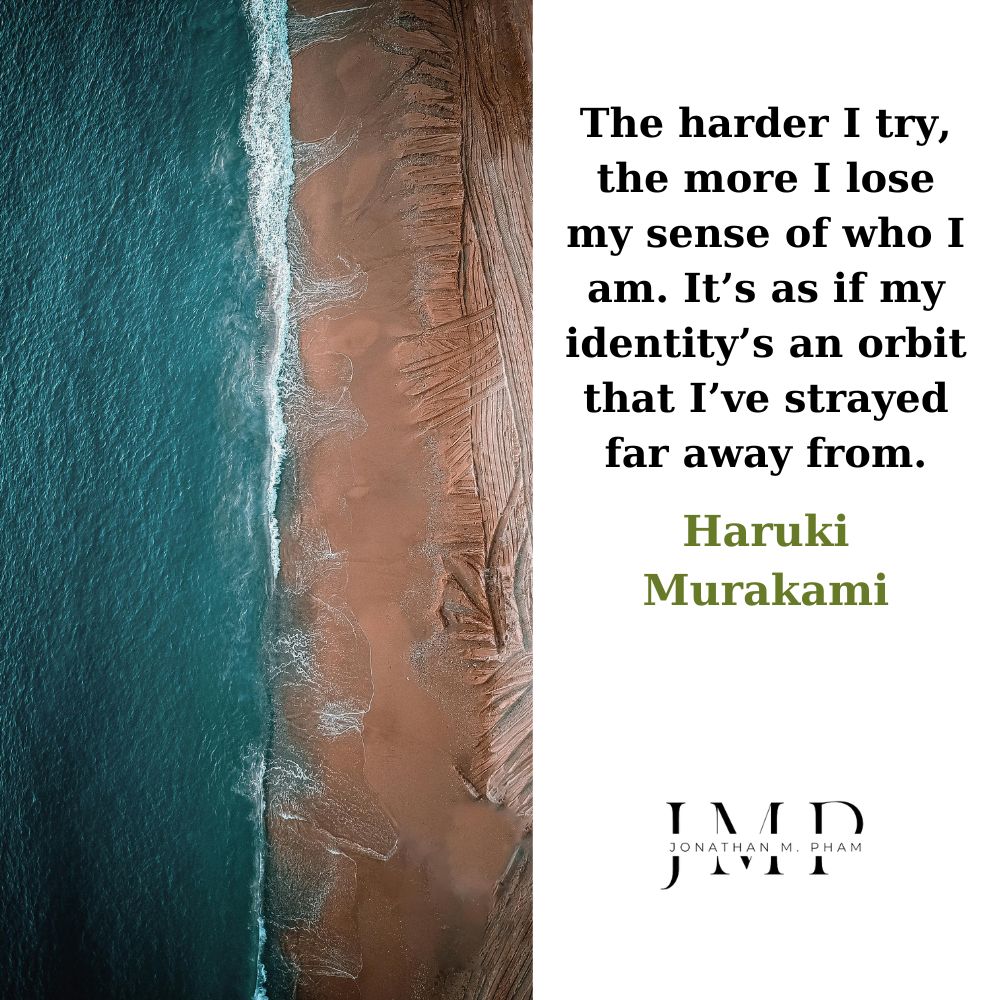 the harder i try the more i lose my sense of who i am