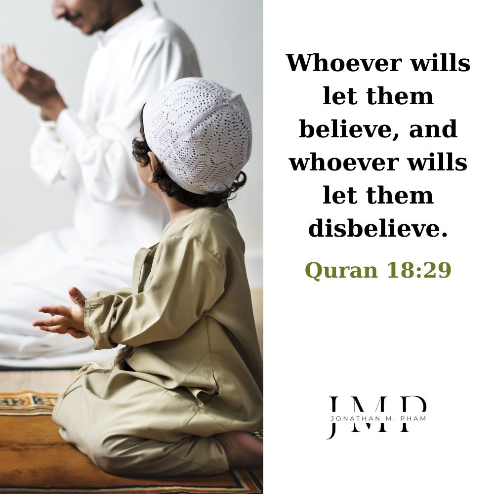 whoever wills let them believe