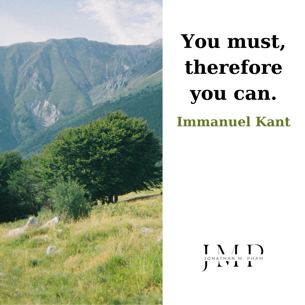 you must therefore you can