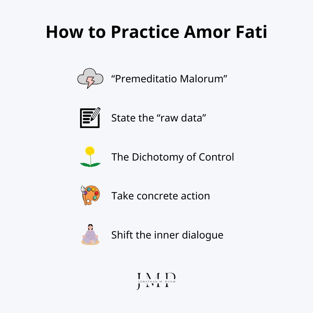 how to practice amor fati