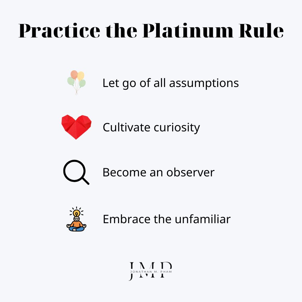 how to practice the platinum rule