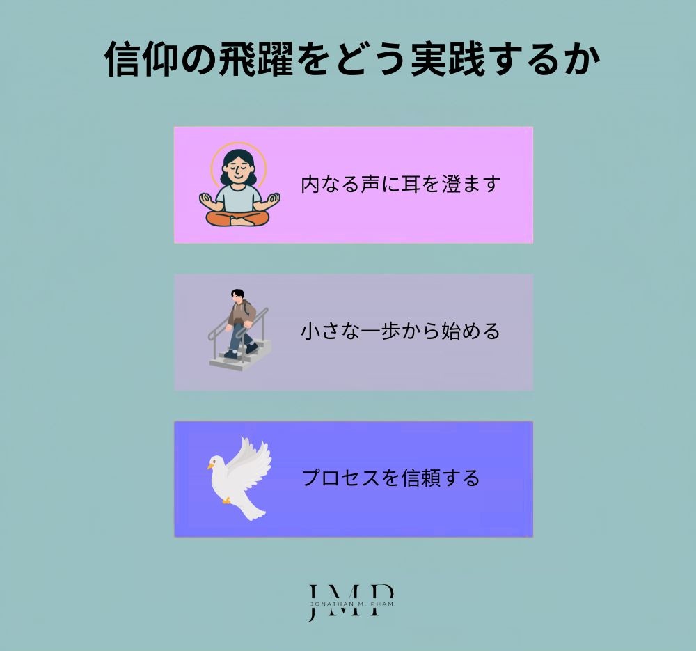 信仰の飛躍 をどう実践するか