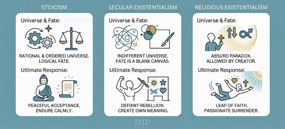 「運命」の三つの捉え方 ストア哲学・実存主義・宗教的視点