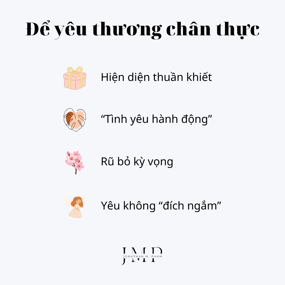 thực hành tình yêu đích thực