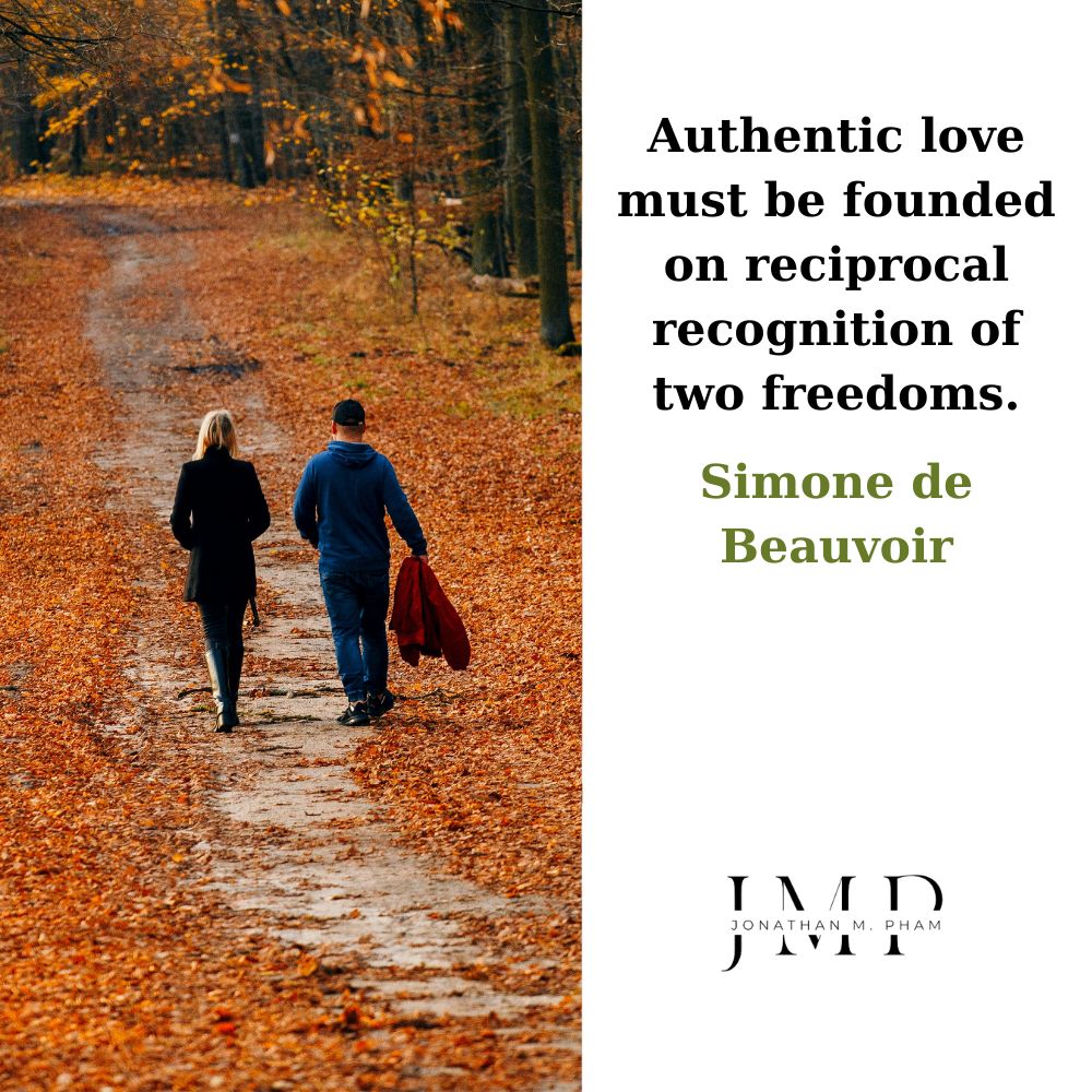 authentic love reciprocal recognition of two freedoms