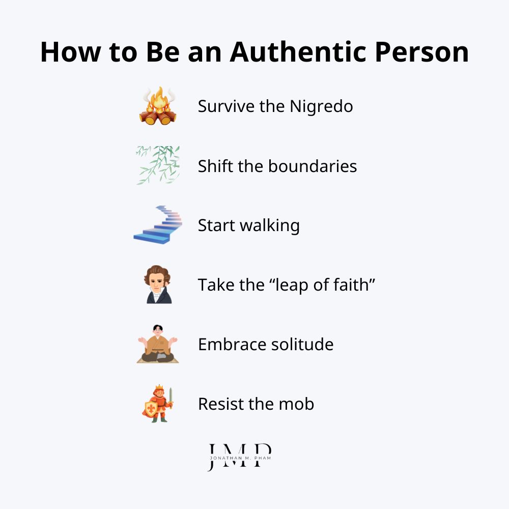 how to be an authentic person
