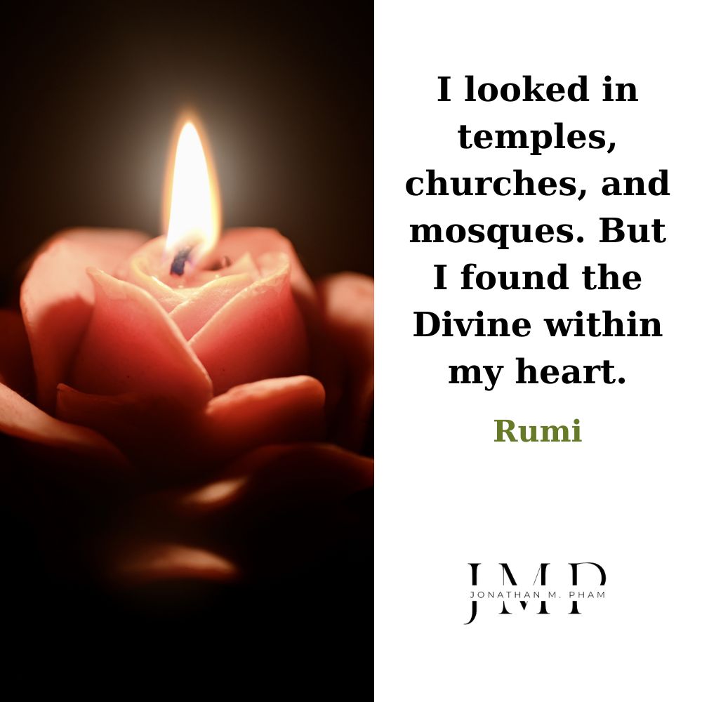 i found the divine within my heart