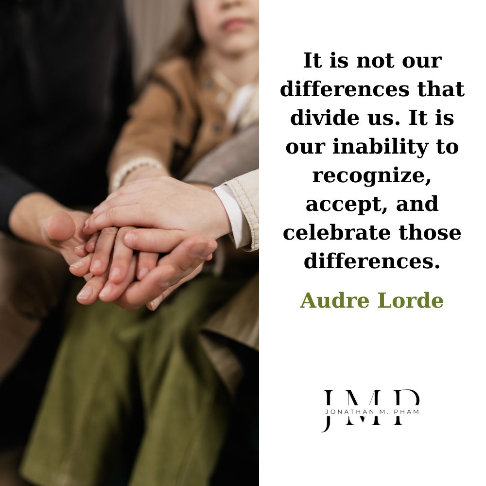 not our differences that divide us
