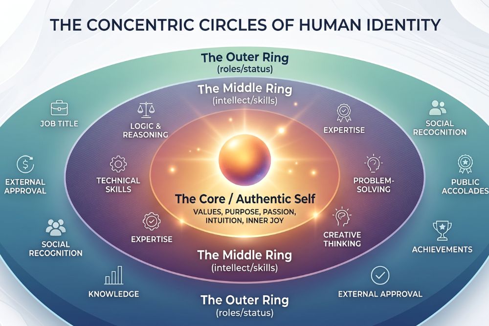 the concentric circles of human identity