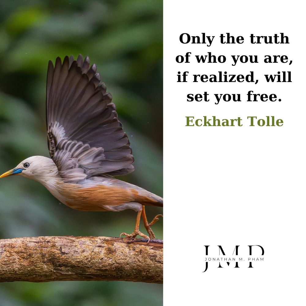 the truth of who you are will set you free