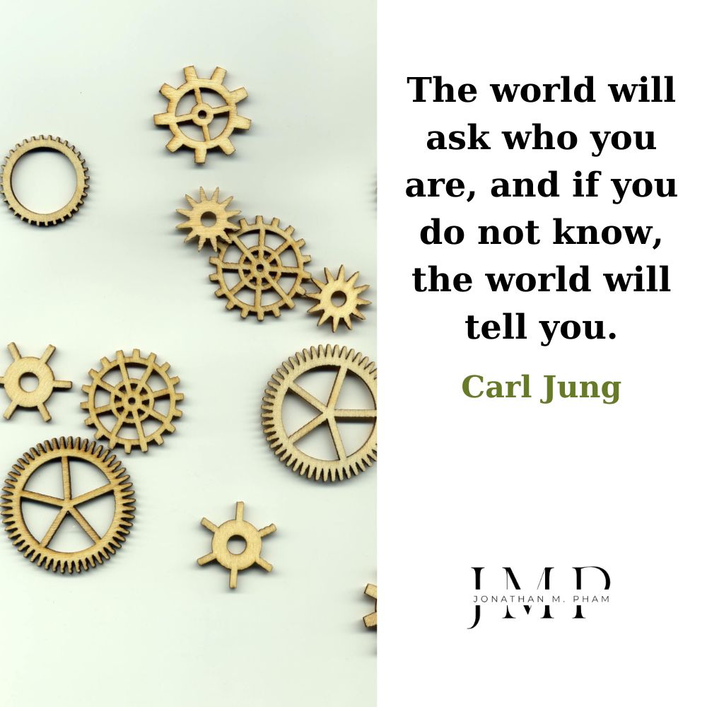 the world will ask who you are