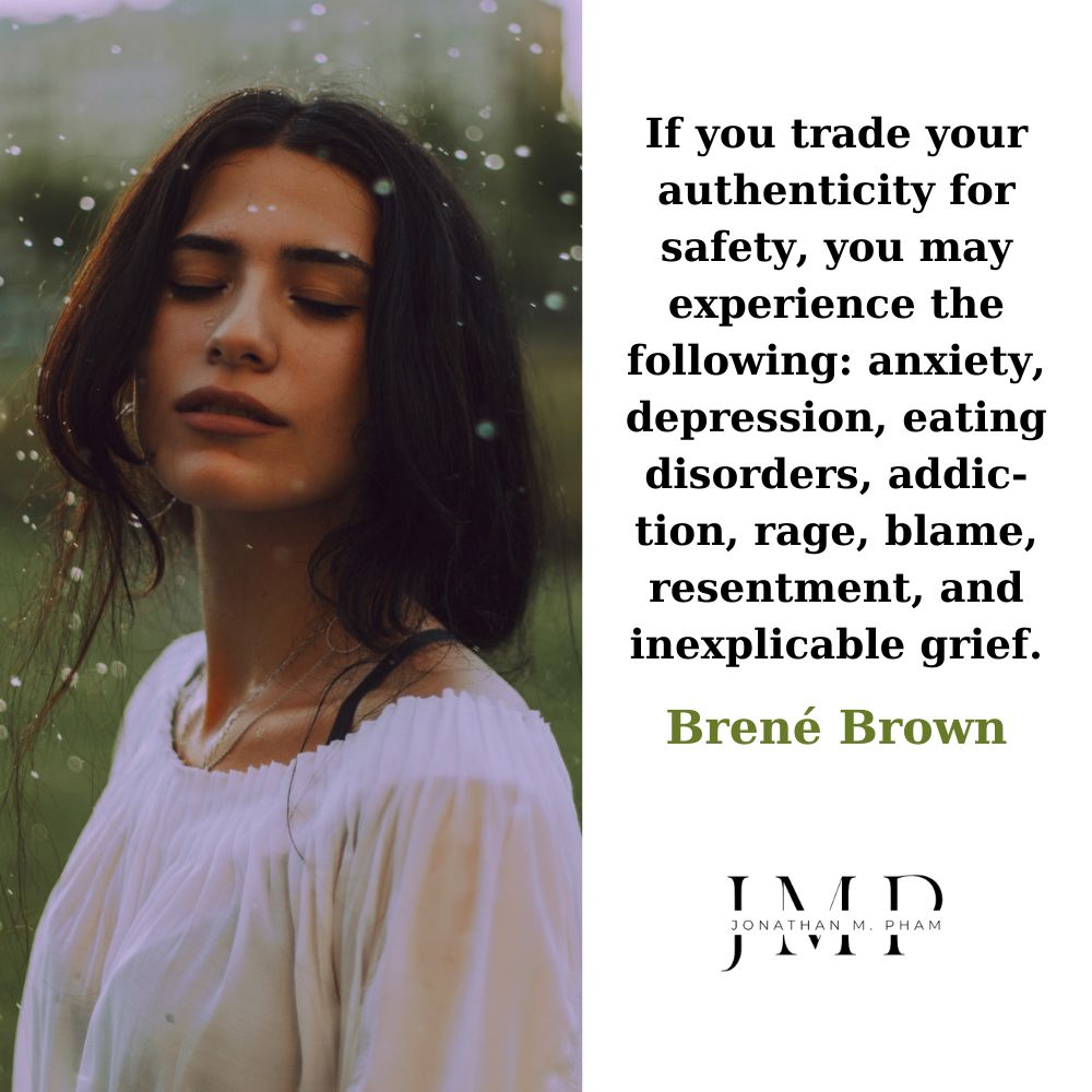 trade your authenticity for safety