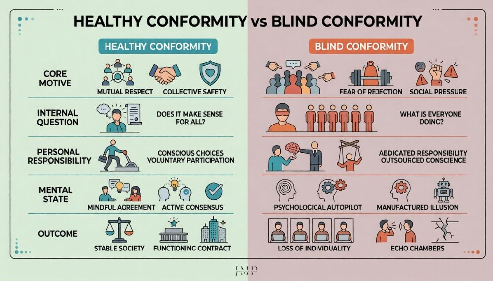 healthy vs blind conformity